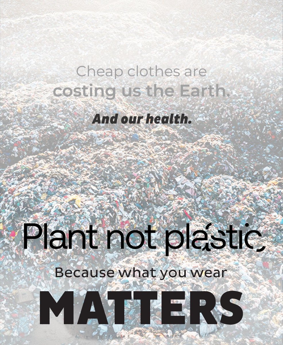 Proud to share the cotton industry’s new campaign “Plant Not Plastic.” Learn more and follow the movement across all social channels here: plantnotplastic.org

#choosecotton #WhatYouWearMatters