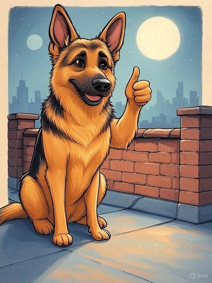 karintoxzenbyte's tweet image. US night reset with my GSD! 🐶 His Brooklyn-inspired tee ($22.99 + shipping) at mindfullaughstees.etsy.com. #USOnly #DogTees #MindfulLaughs