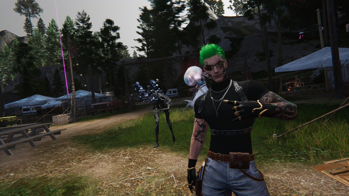 A selfie to record the moment before the disaster.

#oncehuman #oncehumanmobile #gaming #openworld #VirtualPhotography