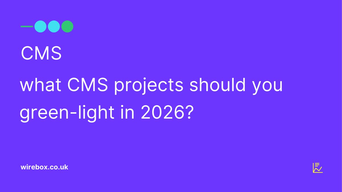 #AI, headless, security and sustainability all dominate conversations around #CMS: wirebox.co.uk/essential-cms-…