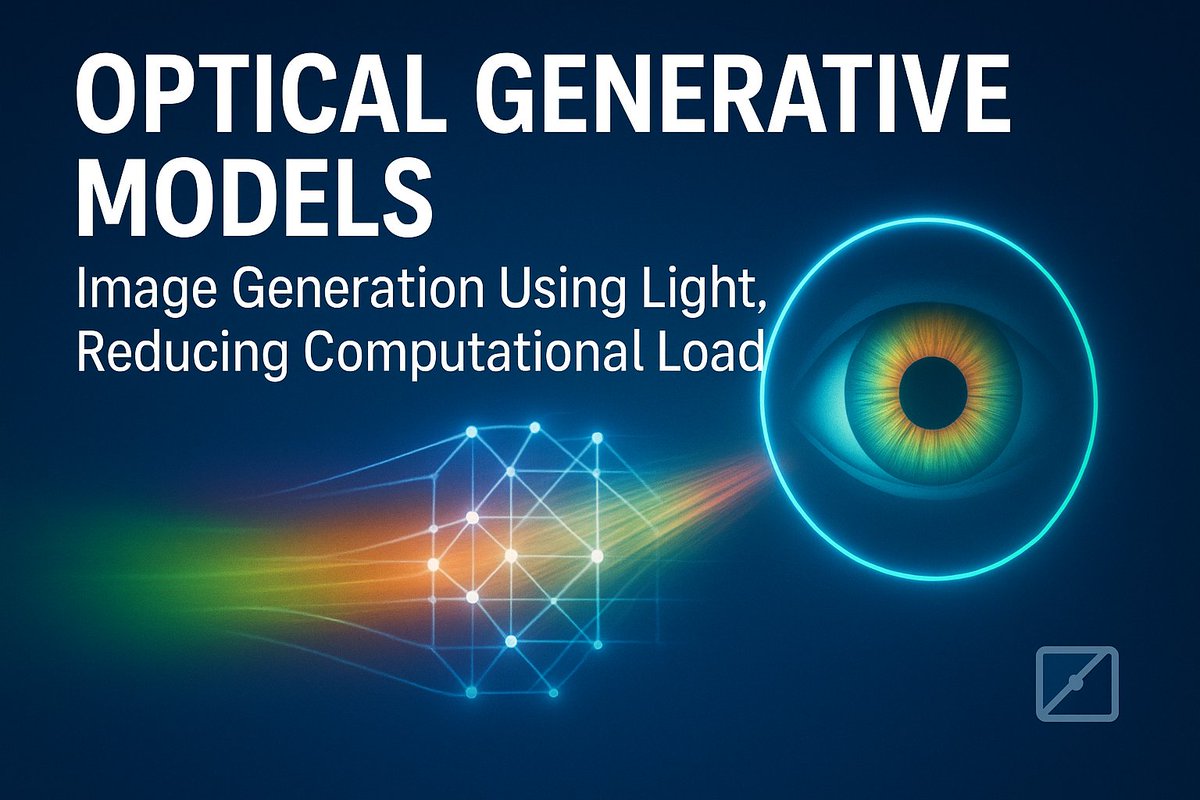 bytenesttech's tweet image. AI at the speed of light? ⚡
Optical generative models use light for image generation—cutting computational load &amp;amp; boosting efficiency.
👉 [bytenest.tech/optical-genera…]
 #OpticalAI #GenerativeModels #FutureOfAI