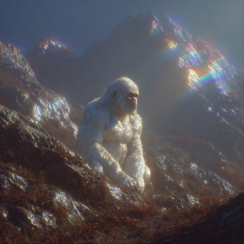 ToshiArte's tweet image. Yeti sightings  #1 👣🐻‍❄️

The Yeti is a real creature, as well as this photo taken by me. 

tools @midjourney @creativecloud

#Yeti #bigfoot #creature #real
