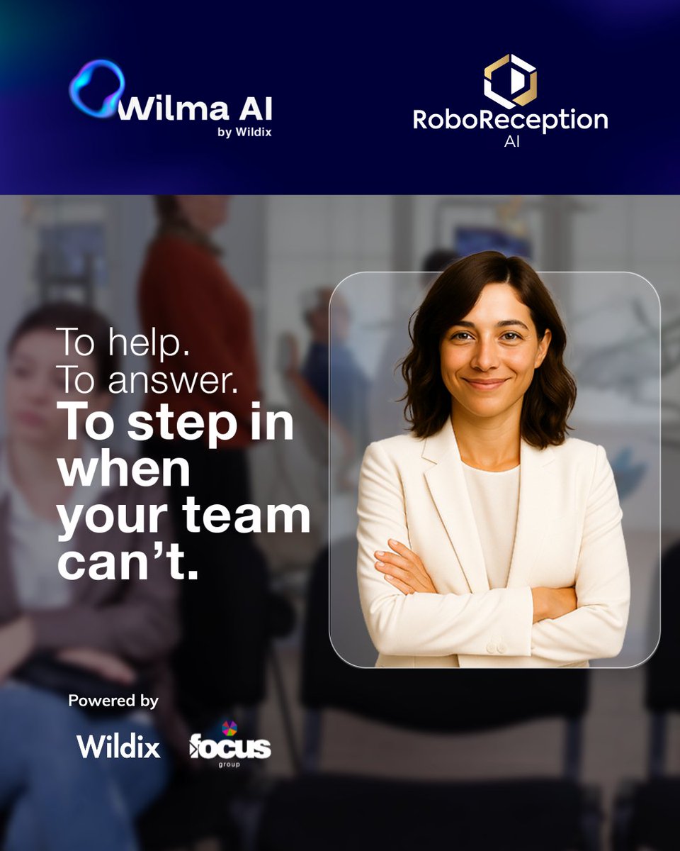 📷 50,000 patient calls answered.
📷 Zero missed.
Together with RoboReception and Make.Contact (Focus Group), #Wildix has launched an #AI Receptionist that’s already transforming 65 UK clinics. 
Read the full PR here: wildix.com/roboreception-…

#WilmaAi
