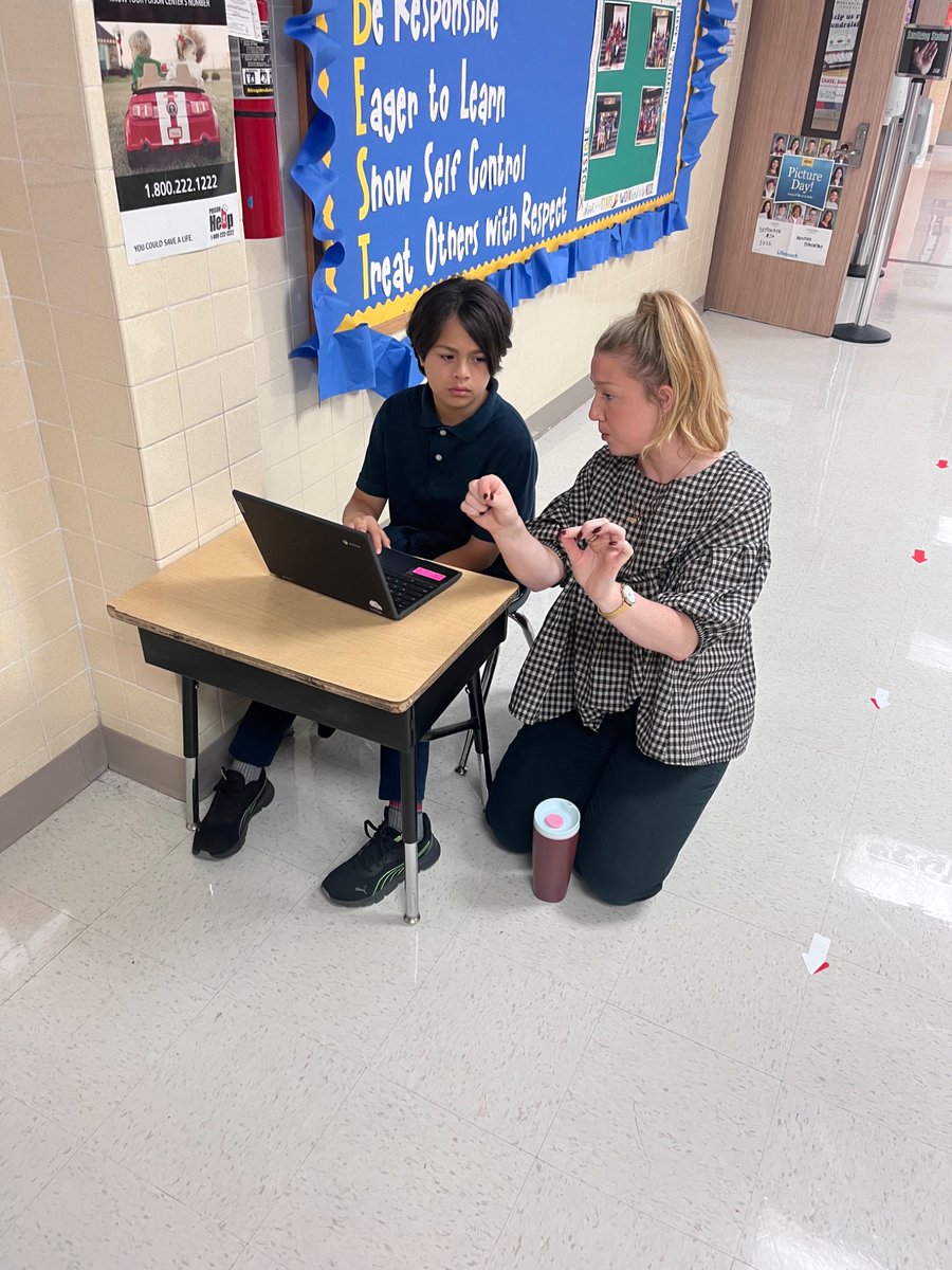 GreenRasheda's tweet image. It’s not even 8am yet and Mrs. Spier is teaching!!! I love to see it! #BradfieldsBest #MorningDutyShenanigans @BES_Cowboys @pkehoe06