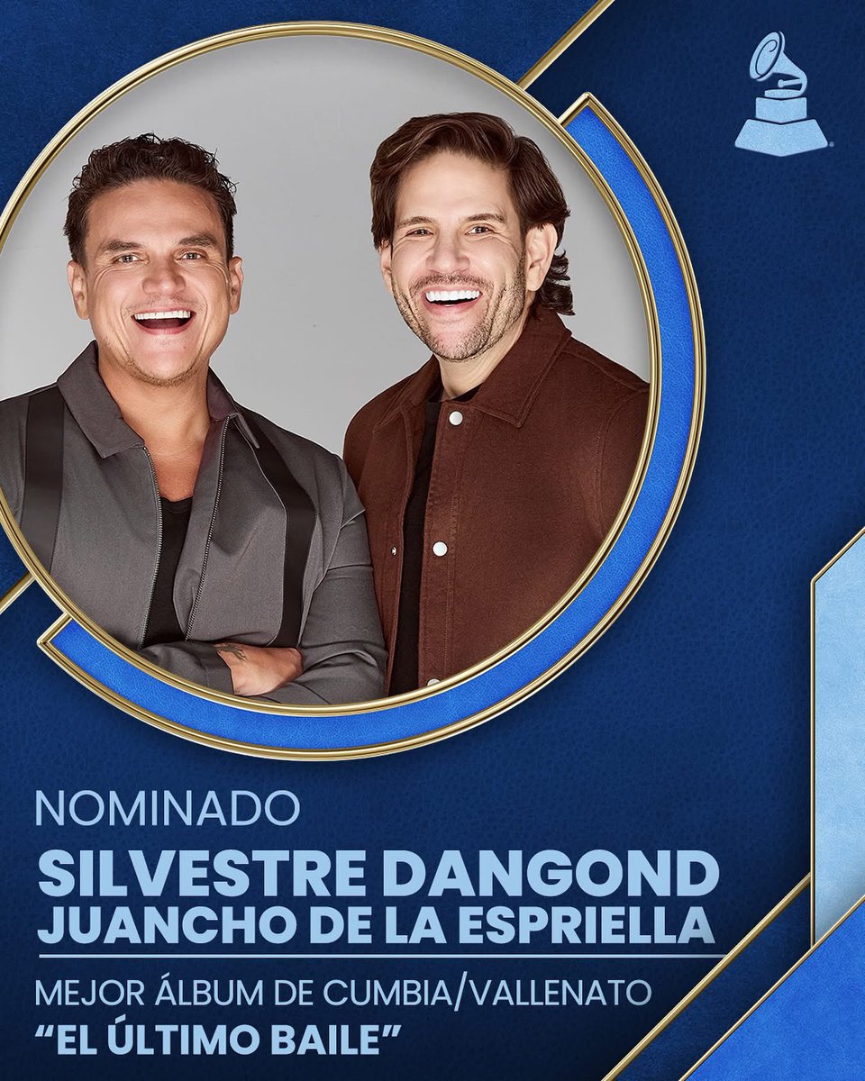 Feliz de esta nominación al Latin Grammy con “El Último Baile”, al lado de mi compadre <a href="/JDeLaEspriella/">JuanchoDeLaEspriella</a>!! Agradecido con el Silvestrismo 🔴🔴🔴 que nunca me suelta!!!