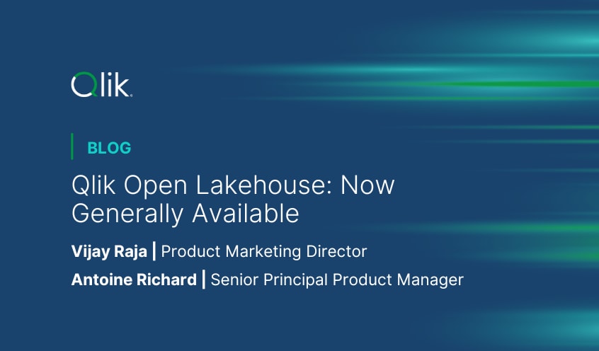 AlexTekPT's tweet photo. Exciting news! #Qlik Open Lakehouse is now generally available. Learn more about how this innovative solution can revolutionize the way you manage and analyze your data. Check out details in this blog. https://t.co/F7l13U1yht https://t.co/JybJKZNCZf