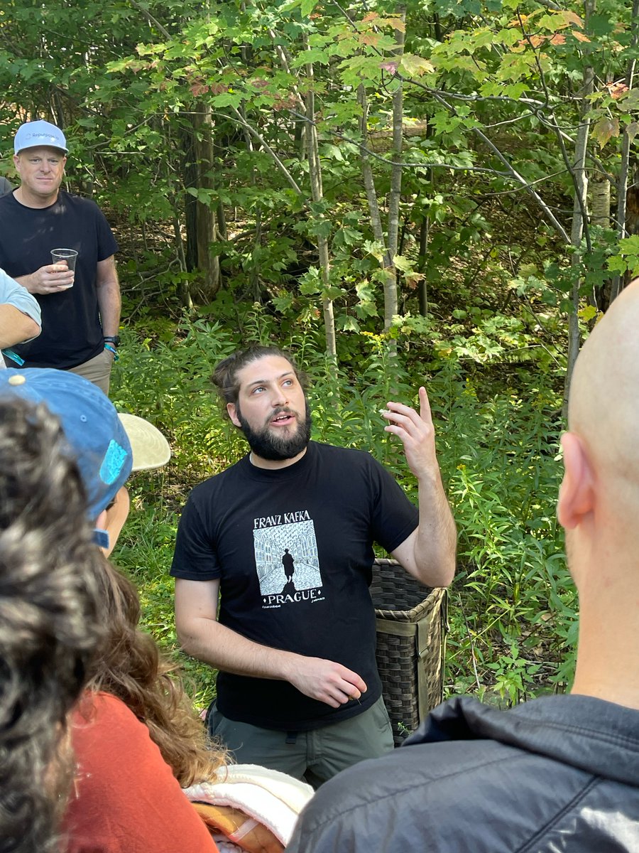 genosight's tweet photo. Dive into the woods. Hand-pick mushrooms. 🍄‍🟫 WILD experience @base  #basecamp25 !! earthy, quiet, alive. 🟦

Back with dirt under nails and a head full of patterns. Nature’s dataset never stops training you.🌞 (p.s. fresh mushroom soup taste so good!) https://t.co/8AuxTjqPQB