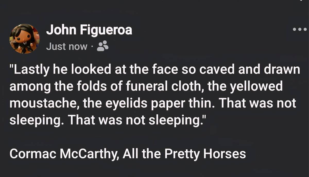 sirjohnfig's tweet image. #alltheprettyhorses #cormacmccarthy #literature #fiction #books