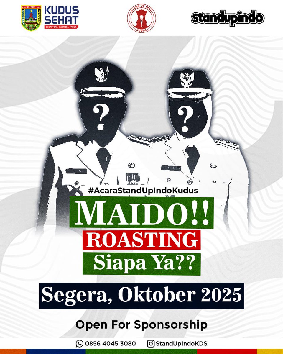 MAIDO

ROASTING PEJABAT KUDUS

SIAP?