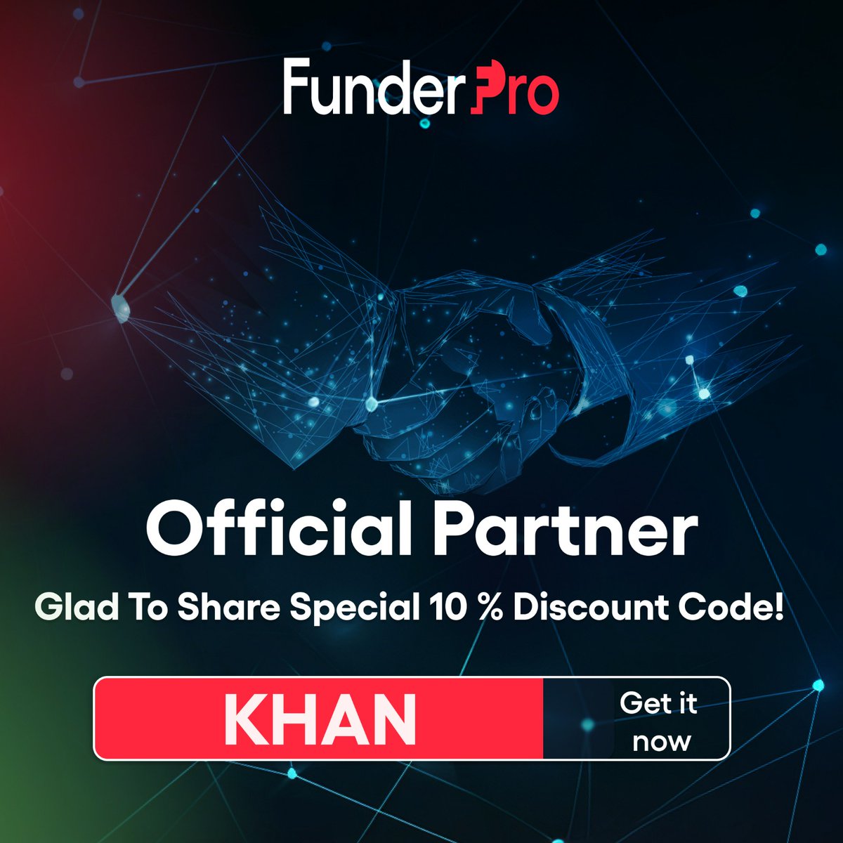 Tawhid0123's tweet image. 🎉 I&apos;m thrilled to announce my official partnership with @FunderProfx 🎉

Exclusive 10% discount
🔁Like, RT
Sign up: funderpro.cxclick.com/visit/?bta=421…

Special code &apos;KHAN&apos; 

Use at checkout and unlock incredible opportunities.

Don&apos;t miss out on this chance to supercharge your success