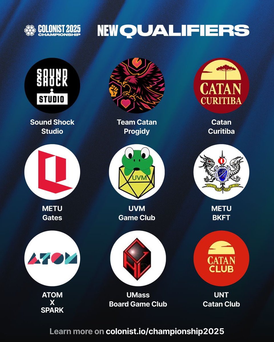 colonistio's tweet image. Host lineup is LIVE!



Qualifiers run all September - October. Board IRL or online on Colonist. Win your event to reach November Championship. 🏆

Find your city or join online - link in bio.



#colonist #catan #boardgamegeek #browsergame #boardgame #boardgames #boardgamer…