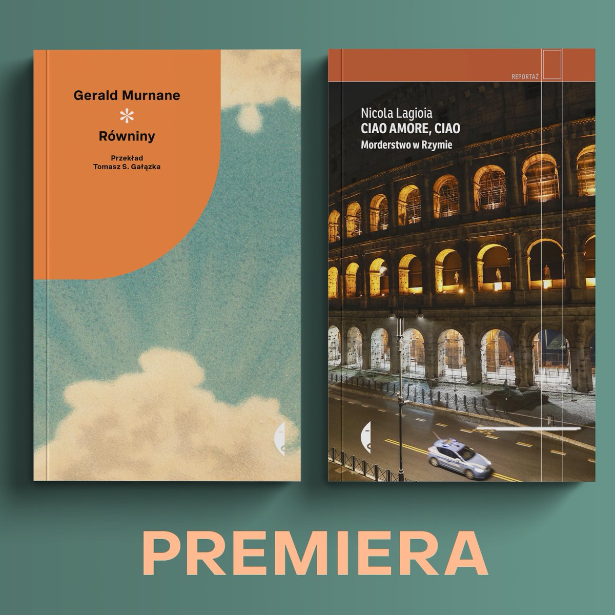 ❗️PREMIERA❗️
Wielbicielom literatury faktu polecamy „Ciao amore, ciao” Nicoli Lagioi (tł. Tomasz Kwiecień), zaś amatorom prozy znakomite „Równiny” Geralda Murnane'a (tł. Tomasz S. Gałązka). Nasze nowości znajdziecie w naszej księgarni internetowej: czarne.com.pl/katalog/nowosci