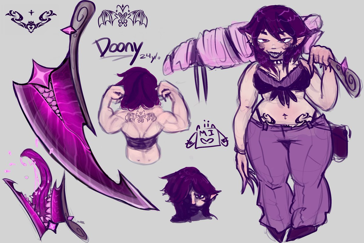 miothebunny_'s tweet photo. Accidentally locked in and gave my oc her weapon finally #oc #ocart #dnd #weapon #swordart #conceptart #artist #digitalart https://t.co/2n0VxdyafX