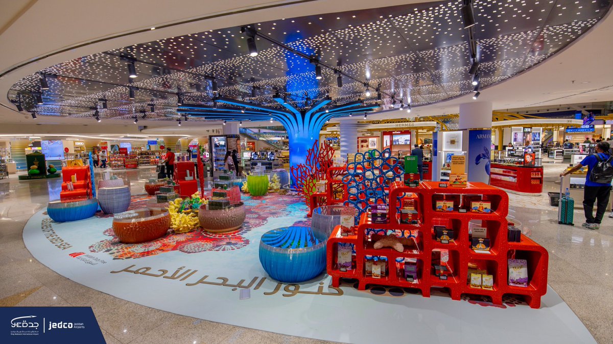 #مطار_الملك_عبدالعزيز:
تدشين السوق الحرة في صالة الرحلات الدولية على مساحة 8 آلاف م2