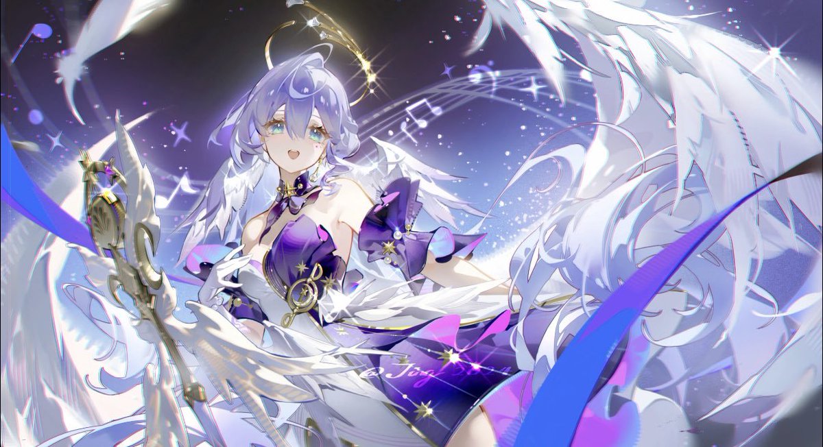 JingjingVer9461's tweet image. 请让我拂去你的烦恼和悲伤
#HonkaiStarRail #Robin #崩壊スターレイル