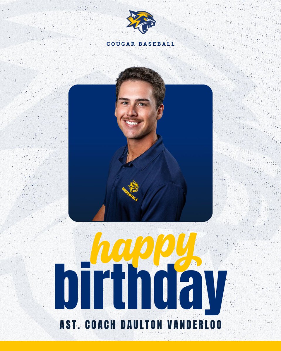 Happy birthday to Asst. Coach Daulton Vanderloo!🎂
