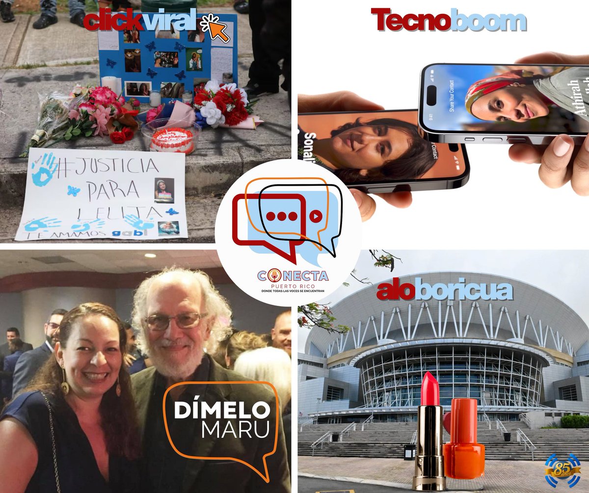 ConectaPR's tweet photo. Hoy en #ConectaPuertoRico 🎙️
⏰ 2PM | 📻 WPAB 550 AM – ECO 93.1 FM
⚖️ #ClickViral: caso Gabriela
📱 #TecnoBoom: apaga NameDrop
🎬 #DimeloMaru: cultura pop
💄 #ALoBoricua: palabra boricua pa’ cuando alguien se arregla de más 👗👠
¿Sabes cuál es? 👀
#CulturaDigitalYPop https://t.co/dKNtaS01Tb