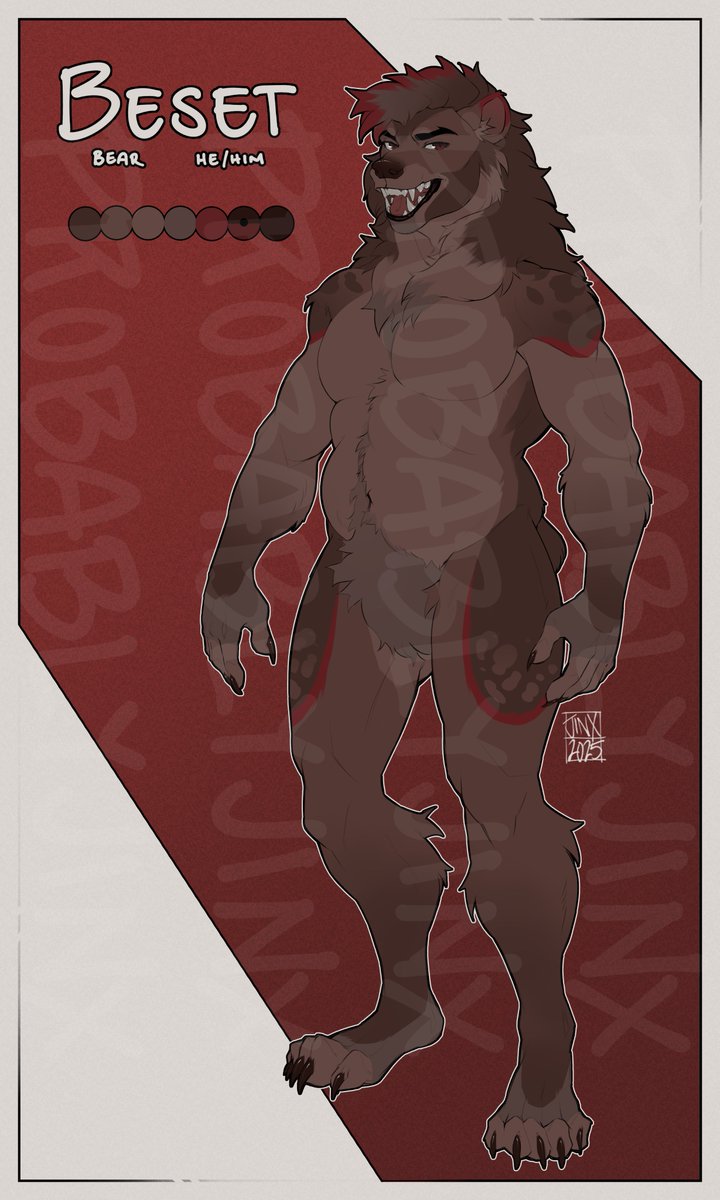 commission for <a href="/Blanked359/">BesetBear</a> ! 

#furry #furryart #commission #artist #refsheet #art #drawing #digitalart