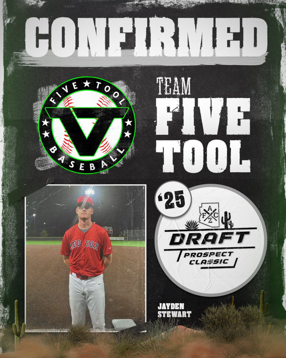 FiveTool's tweet image. Introducing Team Five Tool for the @AZFallClassic Draft Prospect Classic!

RHP Jayden Stewart (@jaydenmstewart)
Katy (TX) 2026 • @UHCougarBB commit
‘Just Missed’ List on the 2026 @FiveToolTexas 55

🗓️September 26-28 in Peoria, AZ.

#WatchEm