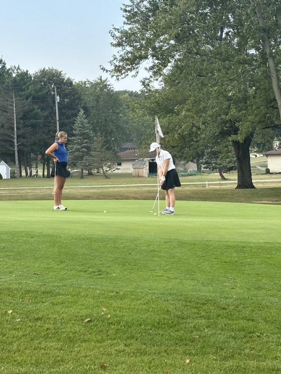The Bulldogs are officially underway at the NWOAL Golf Championship! #GoDogs