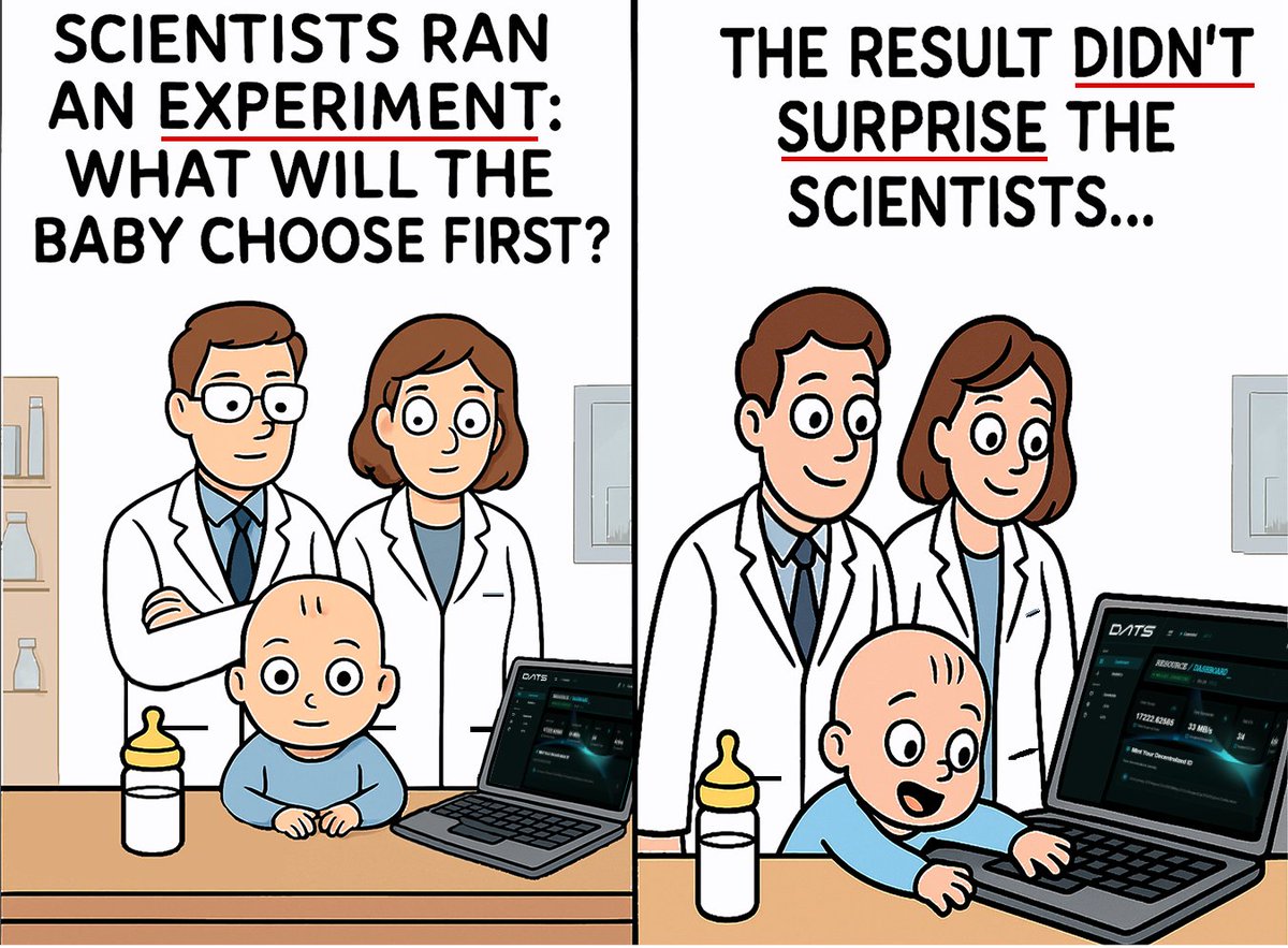 OlehOltes2000's tweet image. Even a child knows: decentralized data &amp;gt; short-term needs.
The choice is clear. #DATSproject