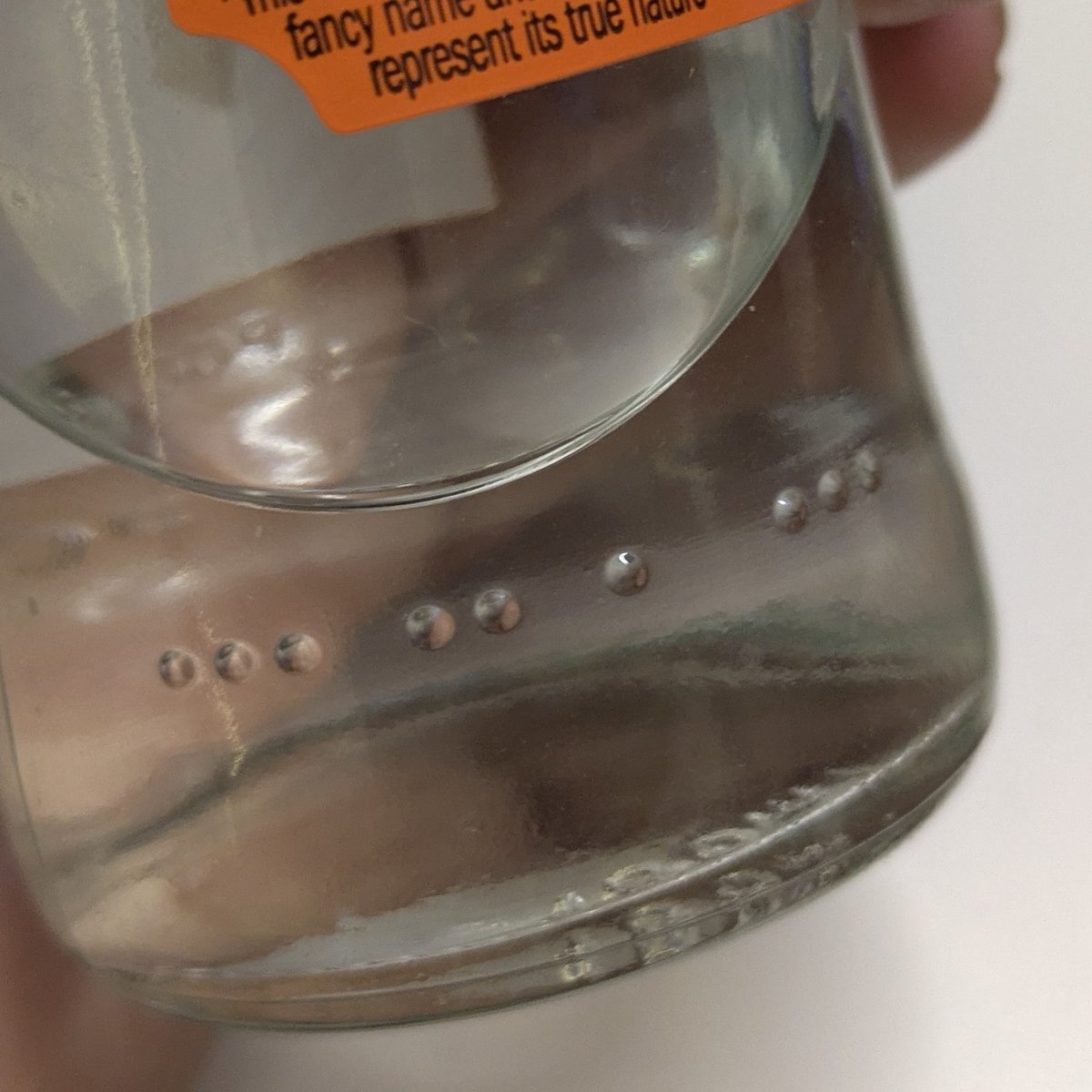 Hey <a href="/BACARDI/">BACARDI</a> , what do these dots mean on the Mango Chilli Rum bottle? I tried them as Morse Code and it say HIS and SIES 🙂‍↕️.

Great Rum though 🫶 🥂.