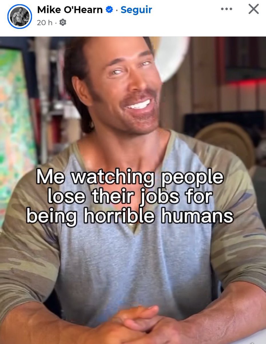 Mike O’Hearn postou isso no perfil oficial dele

Lenda kkkkkkk