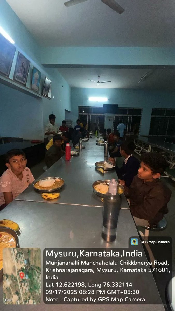 Dinner  #SocialAudit_SWDMeals #SocialWelfare_Karnataka