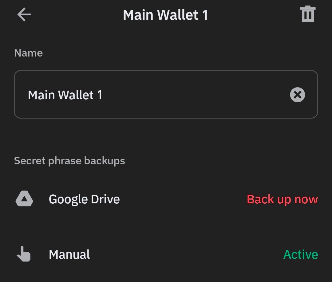 Software wallets offering to backup your seed phrase via Google Drive is an IQ test