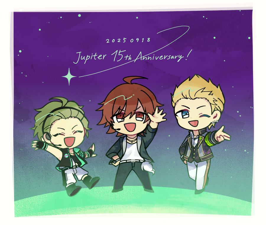 wsqs0915's tweet photo. Jupiter15周年おめでとう！ https://t.co/MGgTKpFZEh