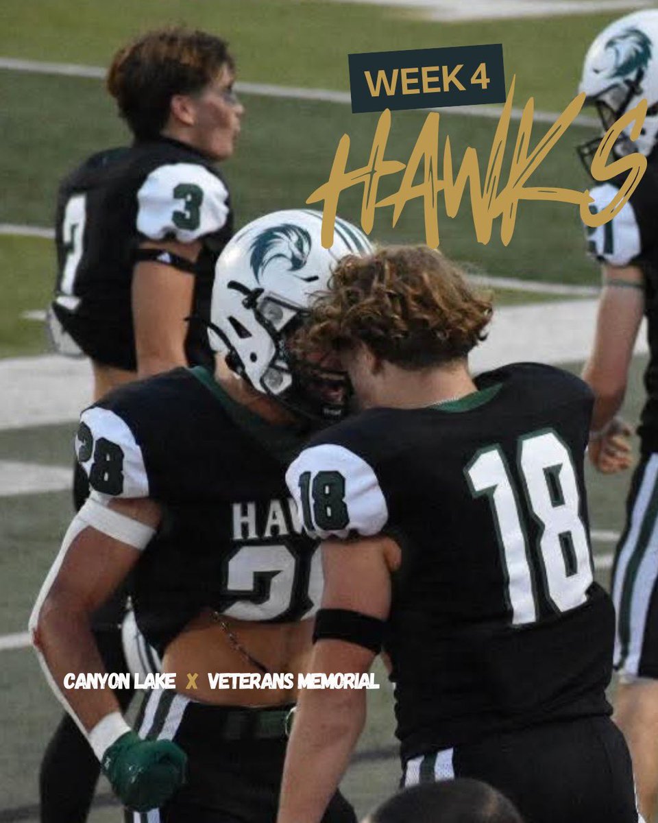 CL Hawks Football (@clhawksfb) on Twitter photo Week 4- another exciting week of Hawk football! Here's when/where to catch each team in action:
🟢 9th – Thurs, 5:30 PM @ Veterans Memorial HS
🟢 JV – Thurs, 5:30 PM @ CLHS
🟡Varsity – Friday, 7:00 PM @ D.W. Rutledge Stadium
#clhshawksfootball #TRUST <a href="/SamParker3271/">Sam Parker</a> Week 4- another exciting week of Hawk football! Here's when/where to catch each team in action:
🟢 9th – Thurs, 5:30 PM @ Veterans Memorial HS
🟢 JV – Thurs, 5:30 PM @ CLHS
🟡Varsity – Friday, 7:00 PM @ D.W. Rutledge Stadium
#clhshawksfootball #TRUST <a href="/SamParker3271/">Sam Parker</a>