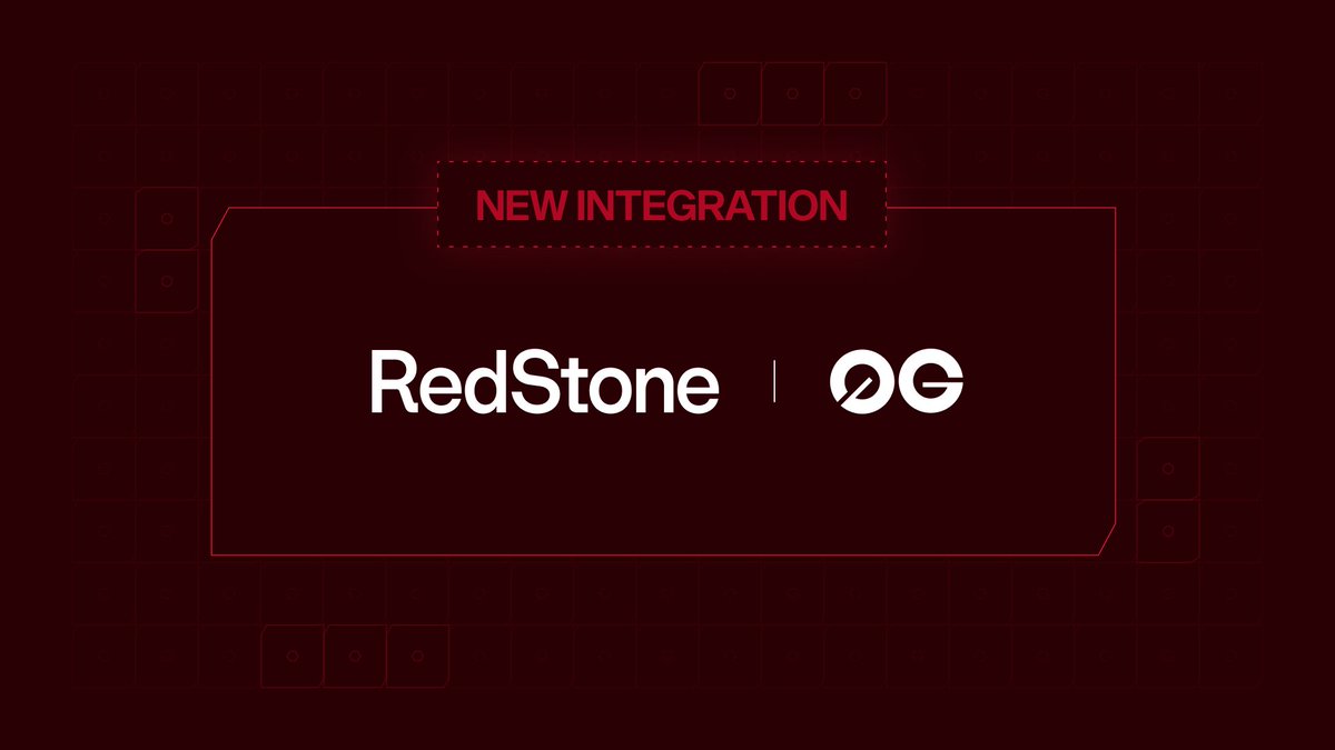 redstone_defi's tweet photo. A reliable data layer is essential for every new chain from day one.

That’s why RedStone will be live on @0G_labs at mainnet launch, with ETH, WBTC, USDT, and USDC feeds ready immediately.

Protocols on 0G can deploy safely and scale faster with this foundation in place. 🧵 https://t.co/kJvExteSIB