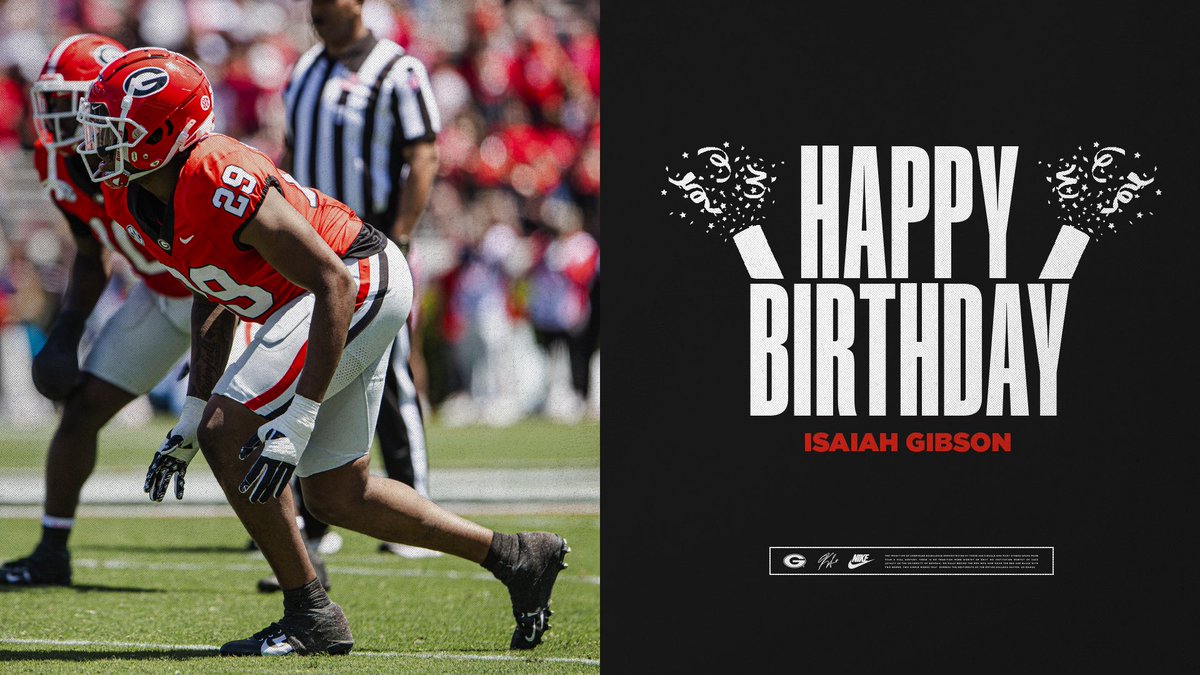 Happy Birthday, <a href="/isaiahgibson99/">Isaiah Gibson</a> !!

#GoDawgs