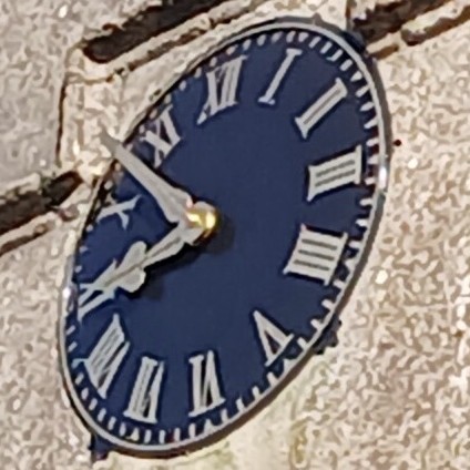 WarMemorials's tweet photo. A grant of £5,210 supported works to repair the #WarMemorial clock at St Nicholas Church in #Baydon, #Wiltshire. With the clock mounted on the tower, this required some working at height. The grant was made possible by donations to the charity https://t.co/we3WUO1esH #ThankYou https://t.co/KP0lV2pryS