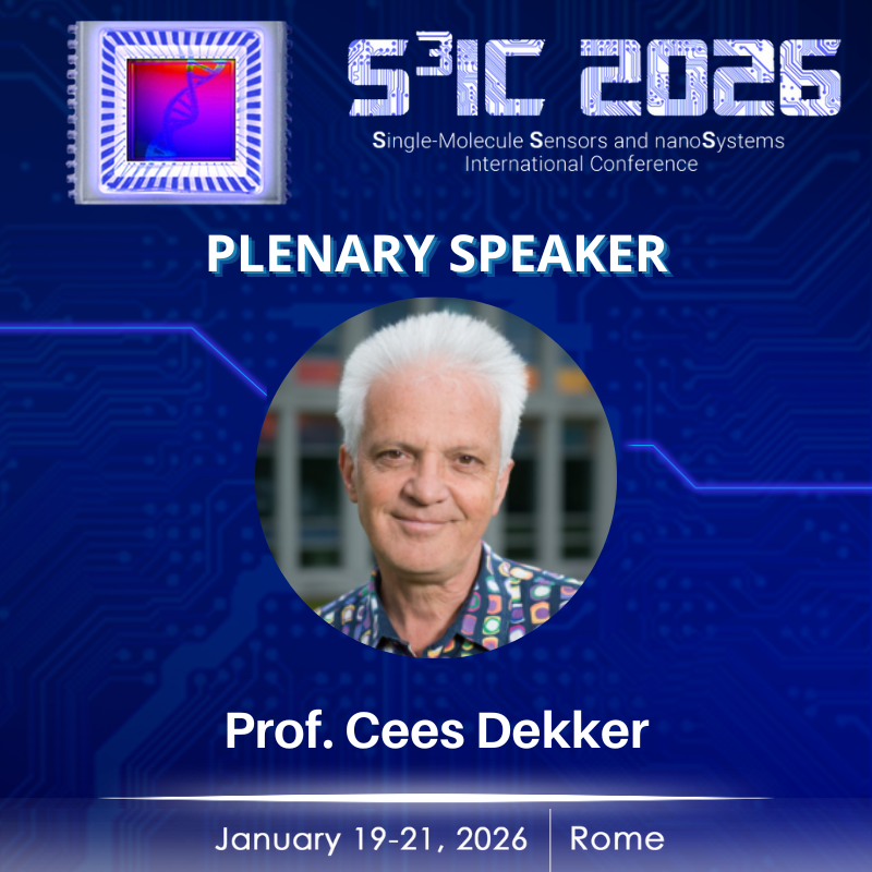 S3IC_Conference's tweet photo. We are thrilled to welcome @cees_dekker as a Plenary Speaker at #S3IC2026 Join us in Rome, January 19–21, 2026 for cutting-edge discussions on single-molecule sensors & nanosystems.
🔗 https://t.co/cWvRyKD8mh
#Nanotechnology #S3IC https://t.co/TvQ5HzbWsL