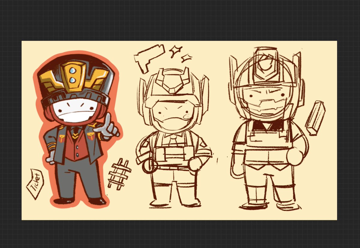 스티커 3장 뽑을 수 잇다길래 
차장님 재탕하고 플노 블캅 긿이기~