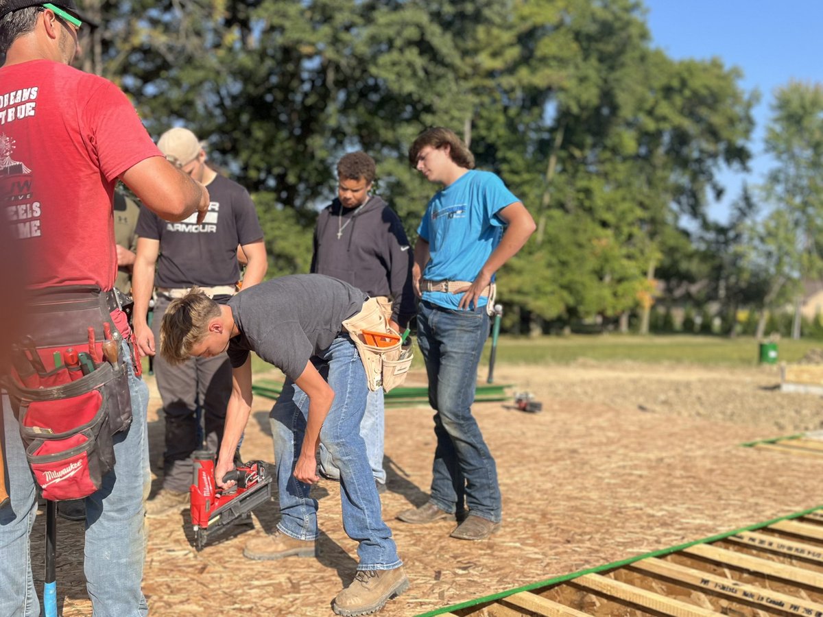 Mike (@m_ke2042) on Twitter photo Clinton County vocational Building Trades students installing sub floor for 25-26 project home. Watch the progress of quality build home over the next nine months.
<a href="/csfhotdogs/">Community Schools of Frankfort</a> <a href="/CPHSGophers/">CPHSGophers</a>
<a href="/FHSHotDogs/">Frankfort High School</a> <a href="/RossvilleSchool/">Rossville Schools</a> <a href="/ClintonCentral1/">Clinton Central HS</a> Clinton County vocational Building Trades students installing sub floor for 25-26 project home. Watch the progress of quality build home over the next nine months.
<a href="/csfhotdogs/">Community Schools of Frankfort</a> <a href="/CPHSGophers/">CPHSGophers</a>
<a href="/FHSHotDogs/">Frankfort High School</a> <a href="/RossvilleSchool/">Rossville Schools</a> <a href="/ClintonCentral1/">Clinton Central HS</a>