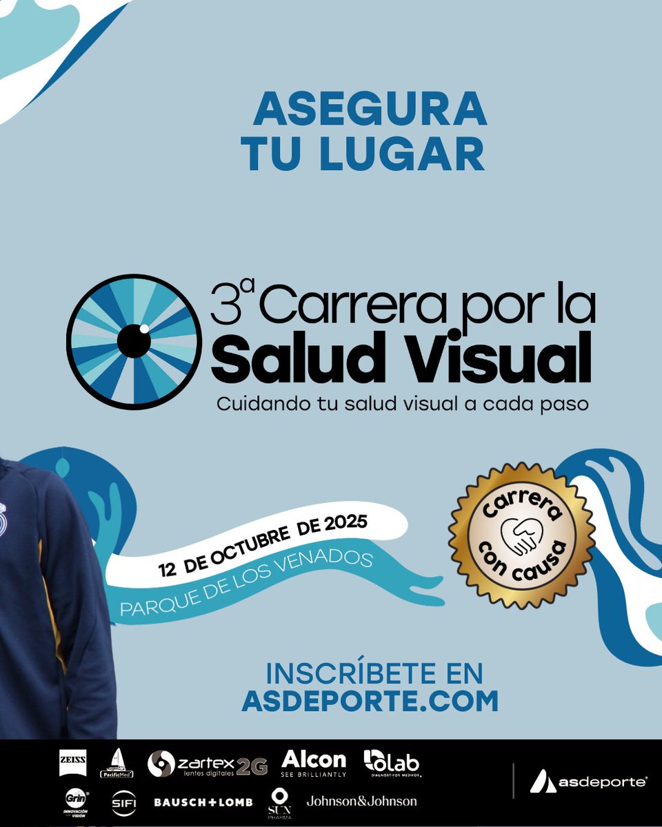 asdeporte (@asdeporte) on Twitter photo Cada carrera tiene una historia. Esta medalla cuenta la tuya:
pasos con causa, entrega por la visión y un objetivo claro.
¿Ya estás inscrito para ganarla?
✅ Caminata familiar 3 km
✅ Carrera 5 km
✅ Carrera 10 km
 CDMX | Parque de los venados
📅12 octubre Cada carrera tiene una historia. Esta medalla cuenta la tuya:
pasos con causa, entrega por la visión y un objetivo claro.
¿Ya estás inscrito para ganarla?
✅ Caminata familiar 3 km
✅ Carrera 5 km
✅ Carrera 10 km
 CDMX | Parque de los venados
📅12 octubre