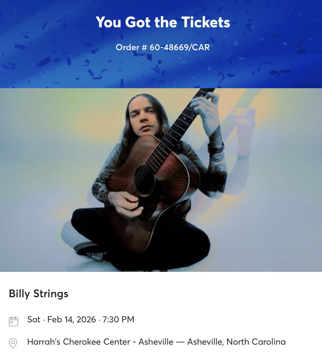 PeterCostanzo's tweet image. Asheville, NC, here we come - Gonna be the best Valentine’s Day ever! :-) #BMFS #billystrings