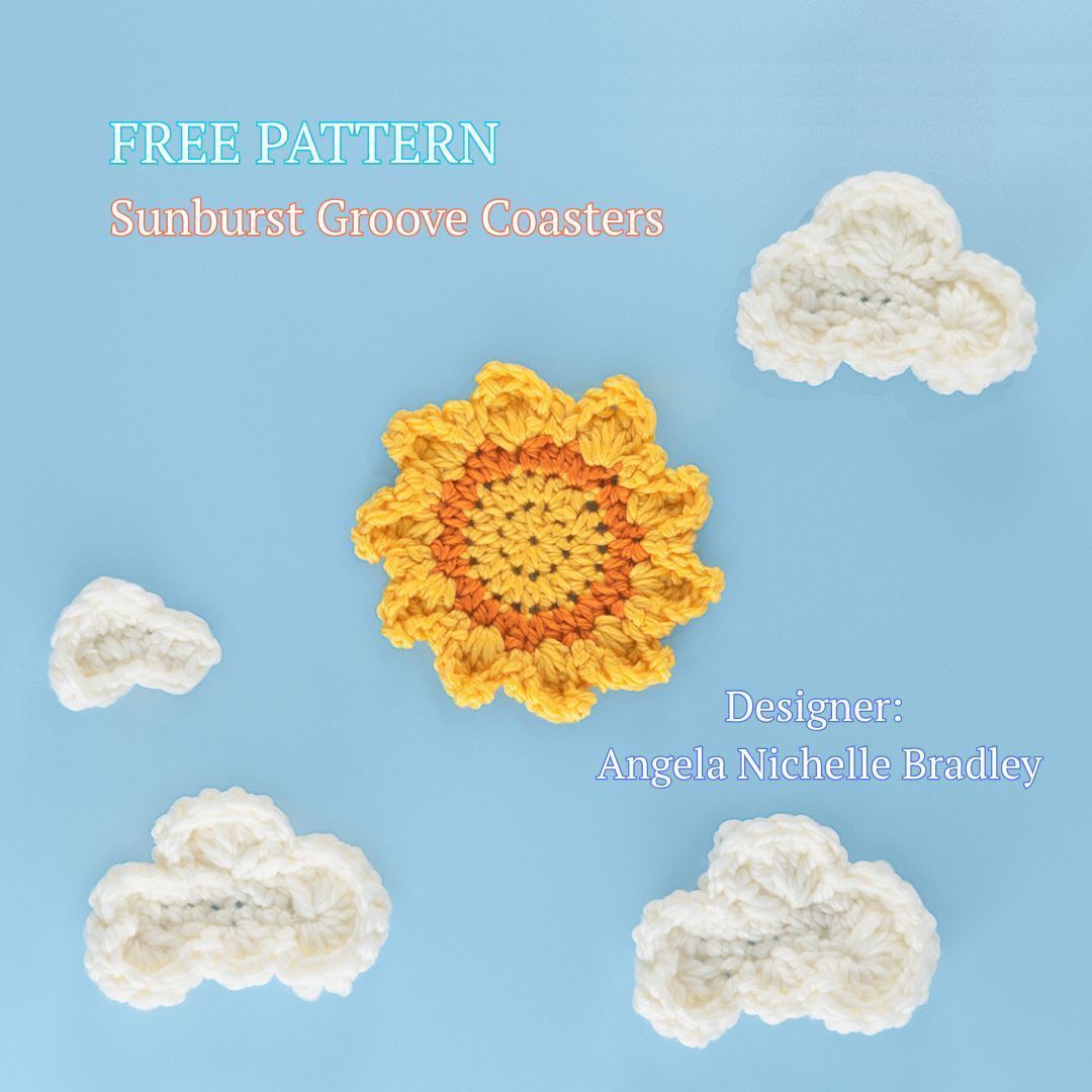 CascadeYarns's tweet image. 🌞MIDWEEK FREEBIE! Celebrate the last days of summer with Sunburst Groove Coasters! Made with Pacific, these soft and durable coasters work up quickly—just in time to enjoy all season long. 🍵🍂
🧶MAKE IT: buff.ly/EsAmL16
#cascadeyarns #freepattern #crochet