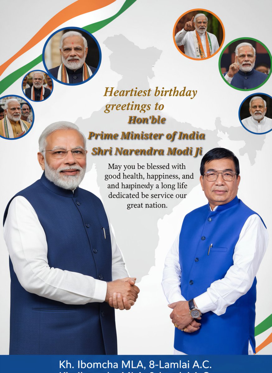 Heartiest birthday greetings to Hon’ble Prime Minister of India Shri <a href="/narendramodi/">Narendra Modi</a> ji. On behalf of the people of my constituency, I extend our warm wishes and prayers for your good health, happiness, and long life. Your tireless dedication and selfless service to the nation