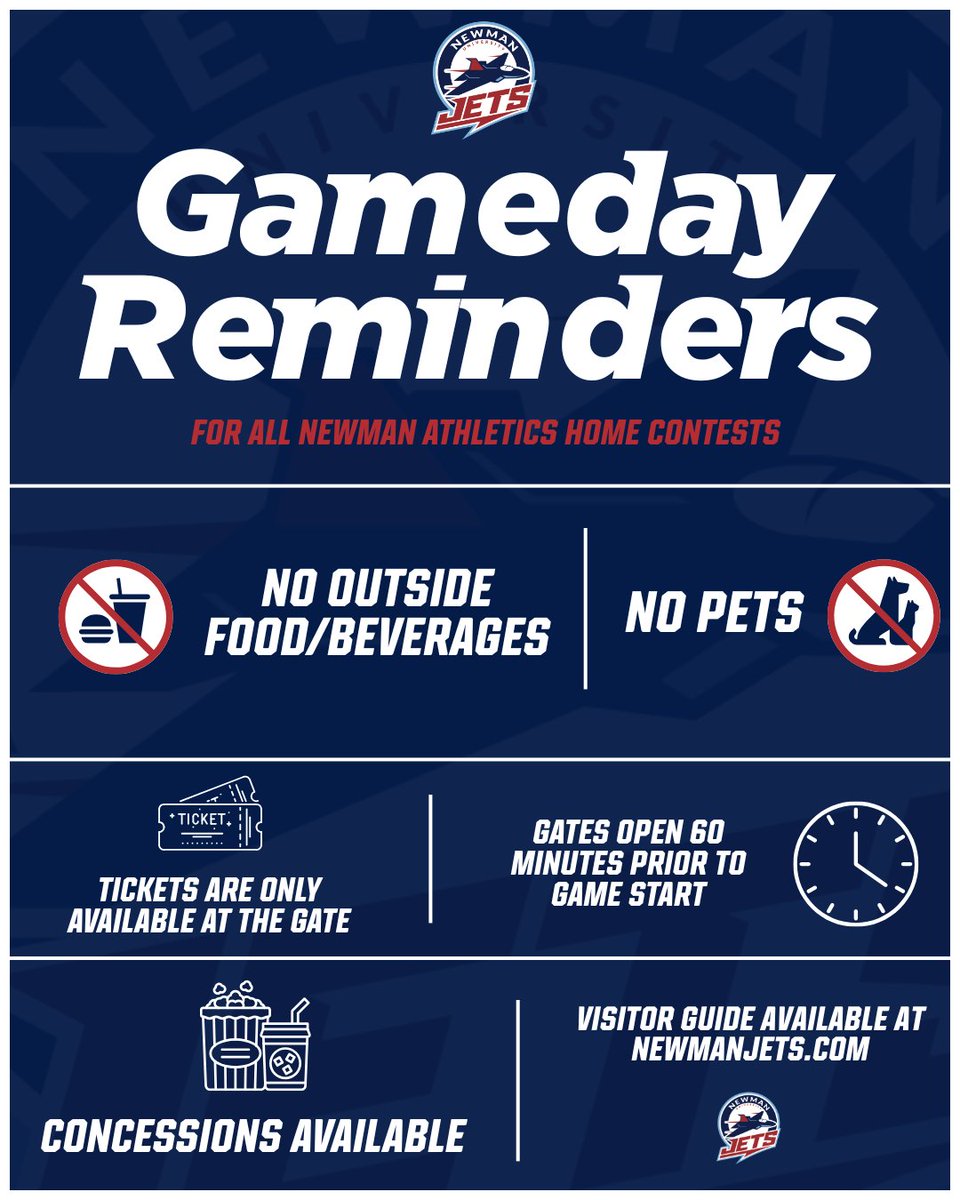 Newman Athletics (@newmanjets) on Twitter photo Save this post ✅
All your gameday reminders in one place!
#JetPower✈️ Save this post ✅
All your gameday reminders in one place!
#JetPower✈️