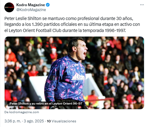 Futaugas's tweet photo. 1.390 partidos oficiales... durante la temporada 1996-1997.
Más de cinco al día de media.
¡Y nadie dice nada!
Solo los oficiales.
@m_horno @EnsaladaPalabra @OstrasQuePerlas @jruizdd @DefCastellano @DelLinguistico @erprofedelengua #Kodro #Fútbol #Inglaterra #Shilton
¡Última etapa! https://t.co/BZAqc4CxK6