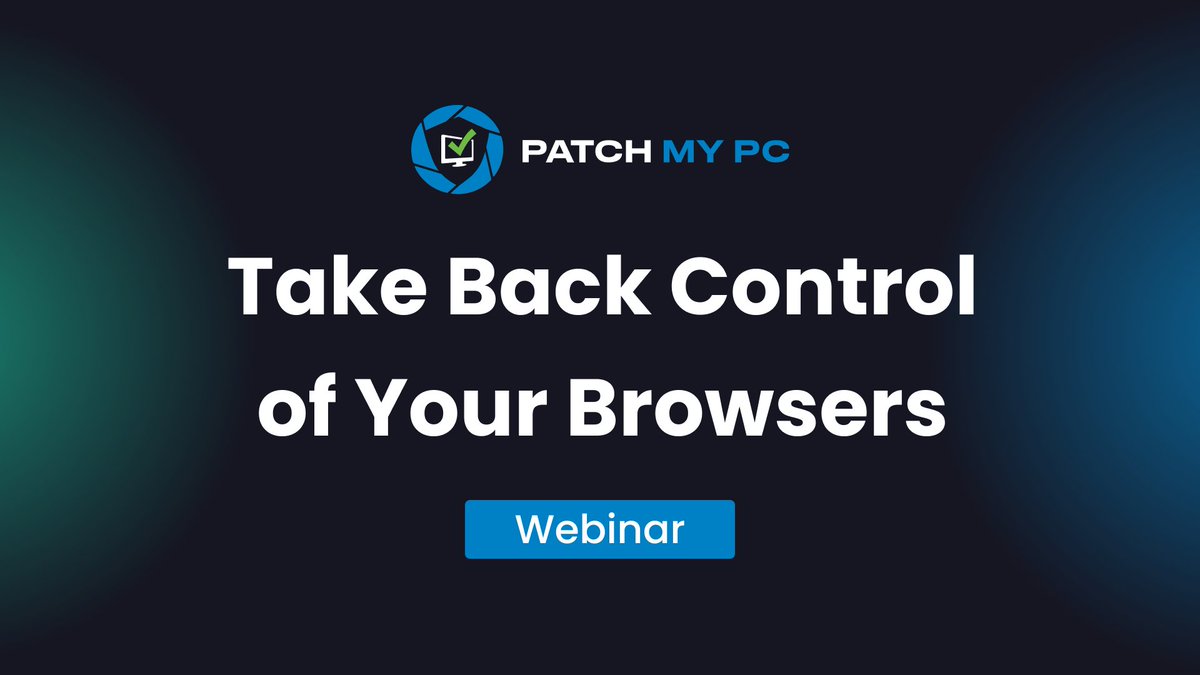 PatchMyPC's tweet image. Unmanaged browser extensions = hidden risk. 

How many are running in your environment? Join us Sept 24th 📅 to simplify #browser #patching across Edge, Chrome, and Firefox.

Save your spot ➡️ bit.ly/4lRswkd

#EndpointManagement #ITProLife #PatchMyPC