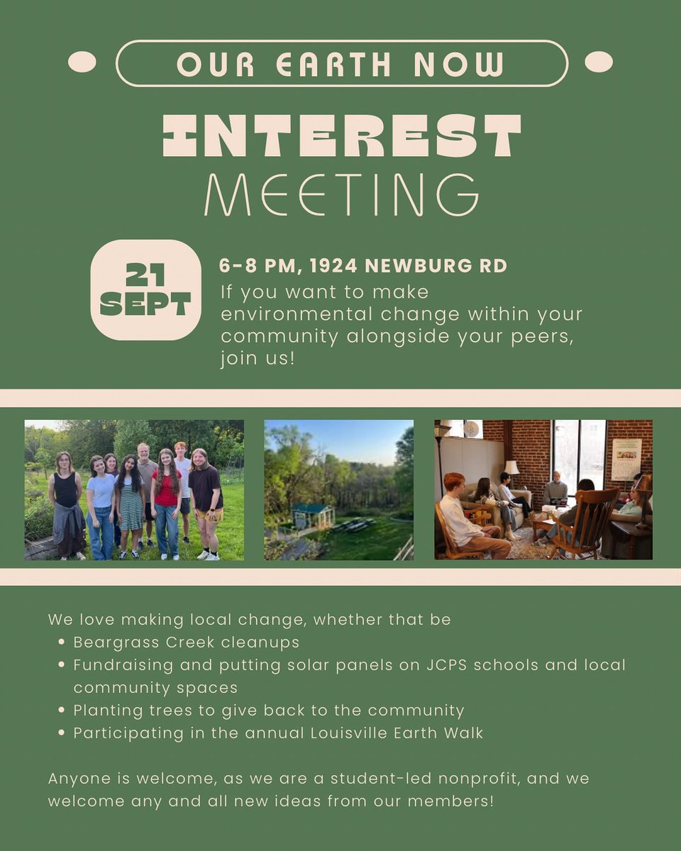 OurEarthNow's tweet image. Hope you can join us on Sunday for our new member meeting.