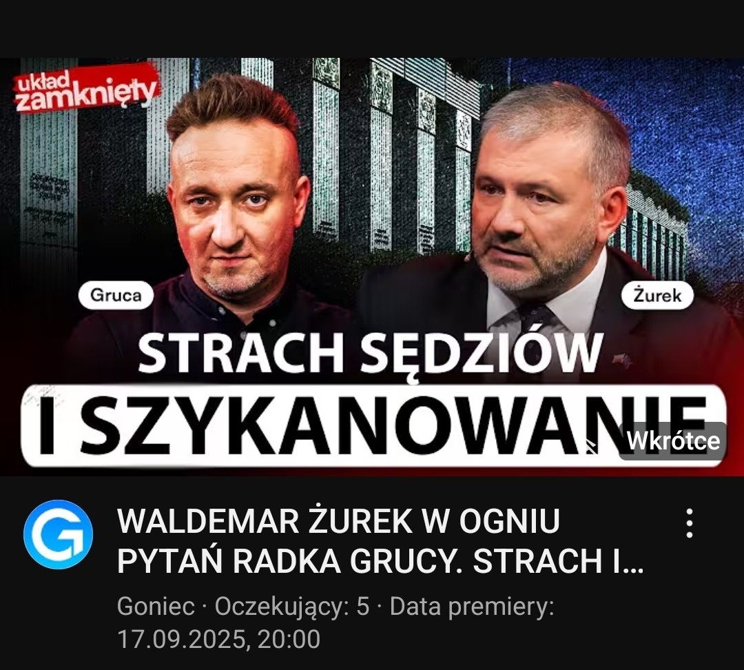 Radosław Gruca (@gruca_radoslaw) on Twitter photo Długo wyczekiwany wywiad z Prokuratorem Generalnym <a href="/w_zurek/">Waldemar Żurek</a> dla <a href="/GoniecPL/">Goniec.pl</a> przełamuje tabu.
Koniec milczenia o wpływie służb na śledztwa prokuratury.
Nie wiem, podobnie jak Wy, czym się to skończy dla ministra i dla nas wszystkich.
Wiem za to,że Żurek ten problem rozumie i czuje. Długo wyczekiwany wywiad z Prokuratorem Generalnym <a href="/w_zurek/">Waldemar Żurek</a> dla <a href="/GoniecPL/">Goniec.pl</a> przełamuje tabu.
Koniec milczenia o wpływie służb na śledztwa prokuratury.
Nie wiem, podobnie jak Wy, czym się to skończy dla ministra i dla nas wszystkich.
Wiem za to,że Żurek ten problem rozumie i czuje.