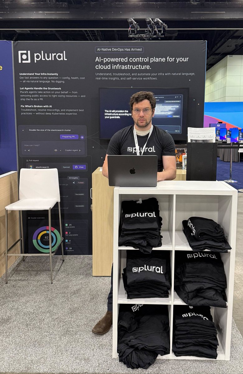 plural_sh's tweet image. We&apos;re at #AWS Summit in LA! Stop by to see how Plural can streamline DevOps workflows for your team. We&apos;re doing live demos of our AI-powered Kubernetes management platform at booth 693.

If you’re here, come say hello (and grab some swag) #AWSSummit