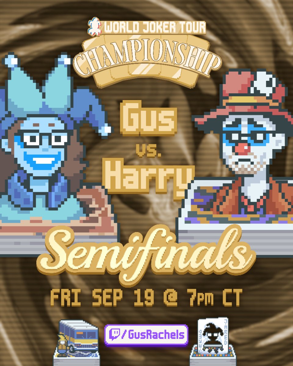 This Friday, it's finally time for me to put my💰where my 👄 is.

After months of hosting Balatro tournament streams, I'm now stepping  into the ring myself, with one matchup standing between me and a spot in  the Finals.

I'm gonna win this thing my damn self 😤🏆

#balatro