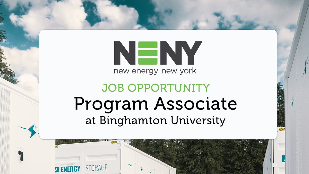 We're hiring! Program Associate to support NENY student and startup programs at Binghamton University's Office of Entrepreneurship and Innovation Partnerships, If you're driven to empower students, startups and future entrepreneurs, apply or share today! bit.ly/4pi61rw