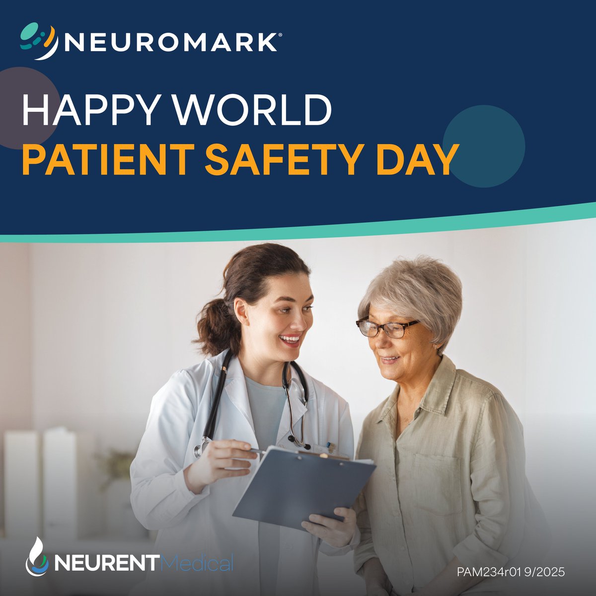 Today is #WorldPatientSafetyDay! At Neurent Medical, safety is at the core of our innovation. That’s why NEUROMARK is minimally invasive* and backed by clinical data demonstrating an excellent safety profile.**

*Individual results may vary. See IFU.
**Reh. LIO. 2024.